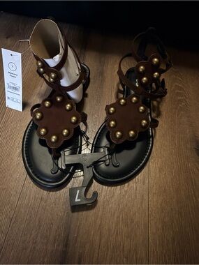 NWT No Boundaries Women's Studded Gladiator Sandal